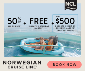 Norwegian Cruise Line 50% Off + Onboard Credit - Special cruise offer